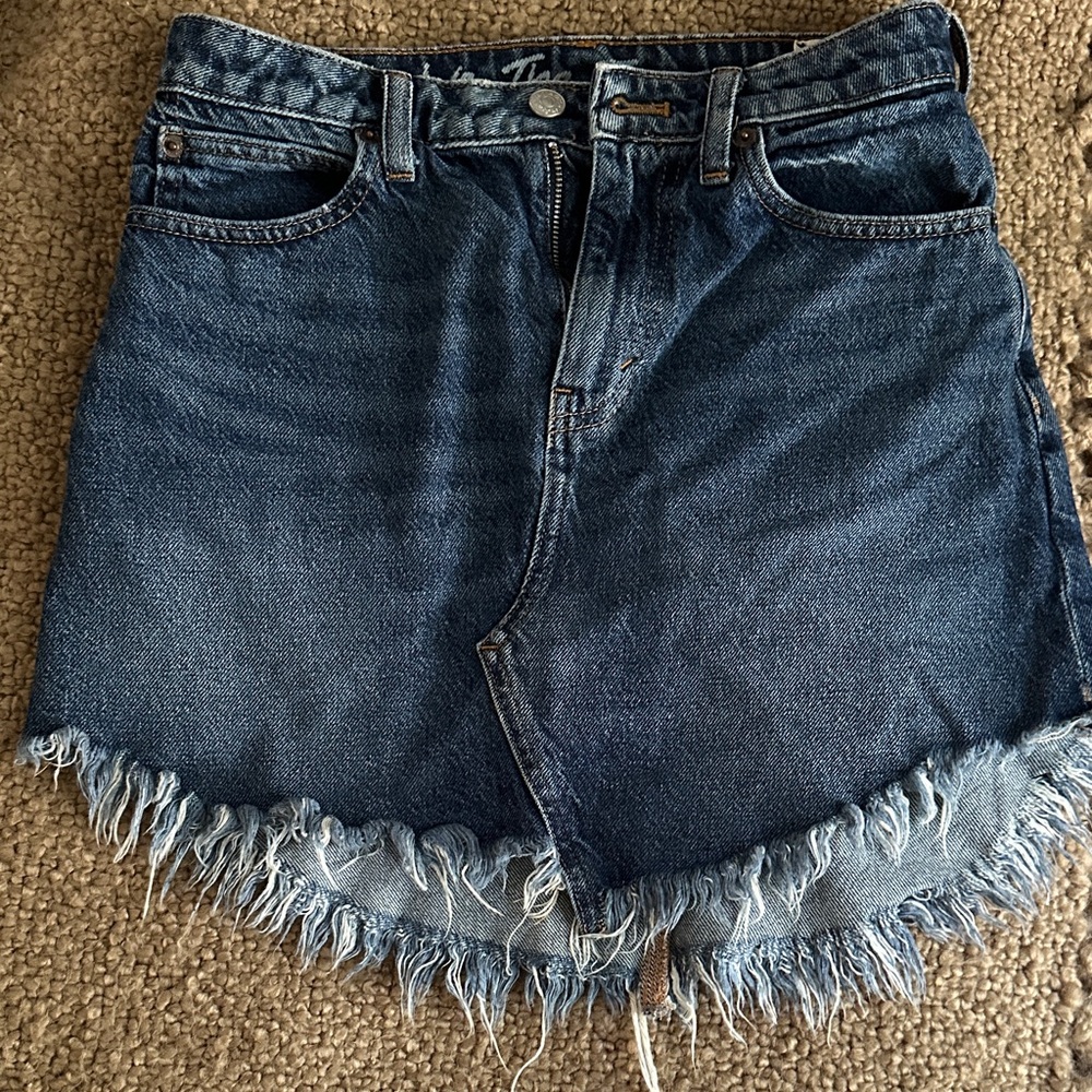 Free People Denim Skirt